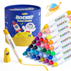 JUPITEARTH rocket cap design offers easy removal for kids' art