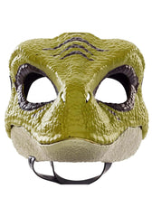 Jurassic World Velociraptor mask side view for role-play