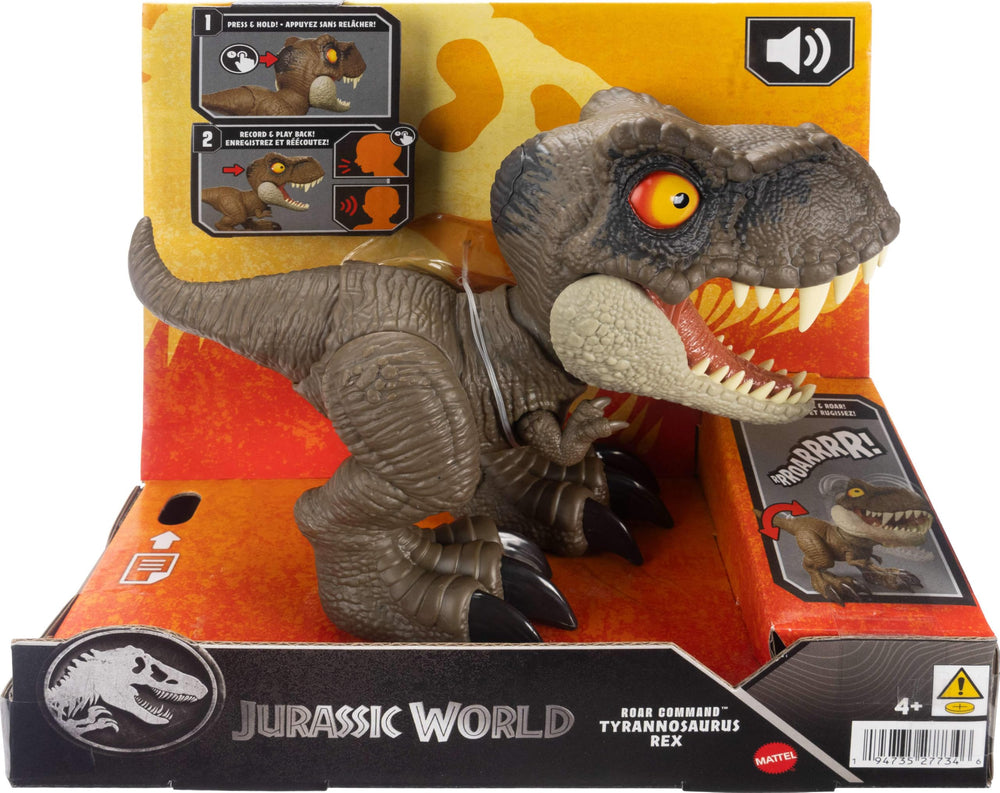 Jurassic World interactive playtime toy—encourages imaginative storytelling.
