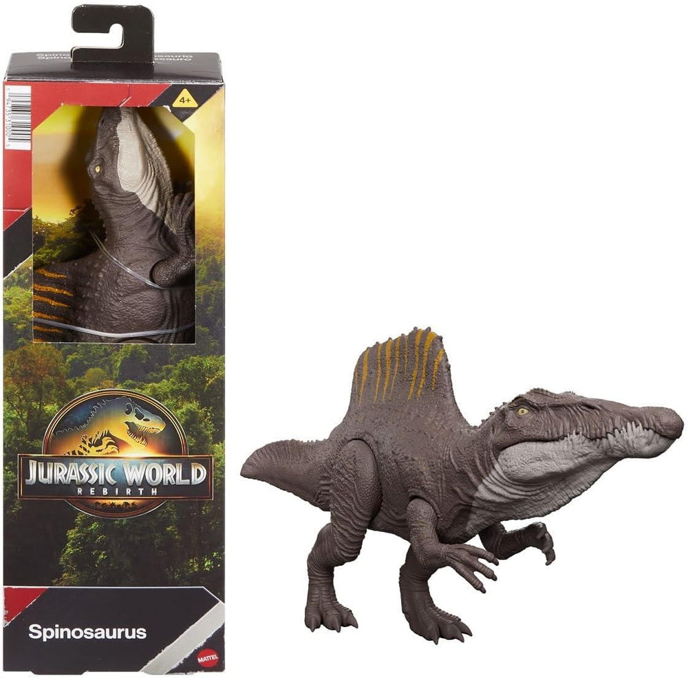 Jurassic World Rebirth Spinosaurus 12in roaring pose for action scenes
