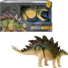 Jurassic World Stegosaurus with wired tail for dynamic posing.