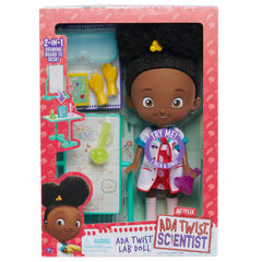 Just Play Ada Twist articulated-doll limbs enable poseable play.