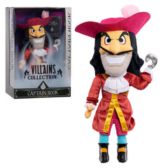 Just Play Captain Hook plush, front view, 13-inch collectible for display and imaginative play.