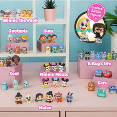 Just Play Disney Doorables Multi Peek Series 9 figures sparkle with glitter eyes for expressive play