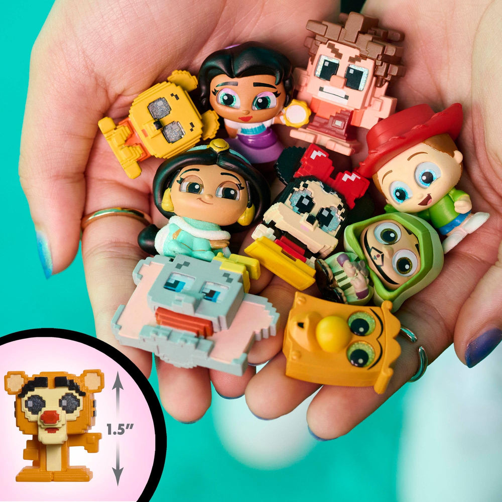 Just Play Disney Doorables special edition figures with glitter accents for display
