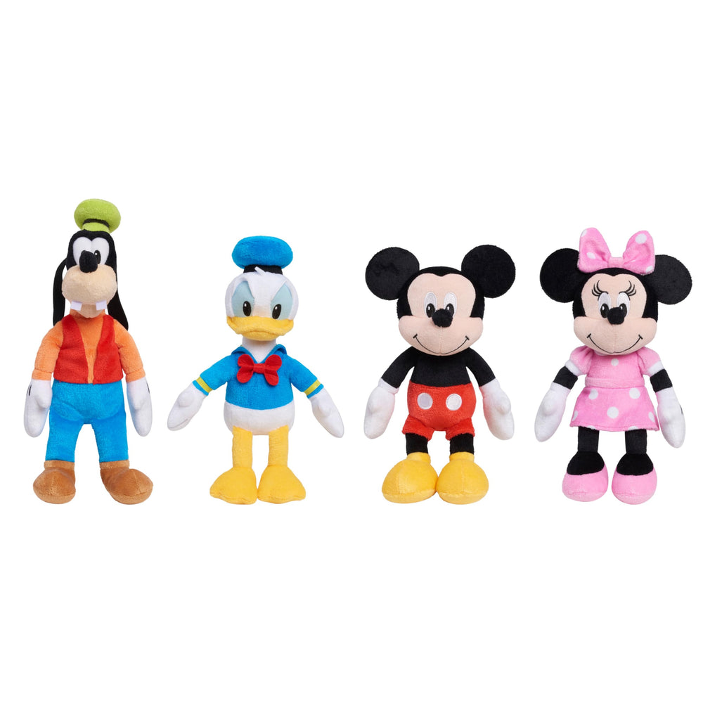 Just Play Disney Goofy plush packaging showing polybag packaging for gift-ready unboxing.