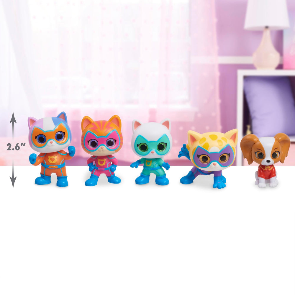 Just Play Disney Junior SuperKitties Sparks figure with dynamic poseability for action