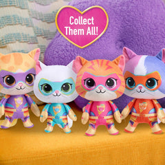 Just Play Sparks plush perched for bedtime snuggles and nap-time stories.