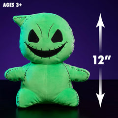 Just Play Disney Oogie Boogie weighted plush in packaging display