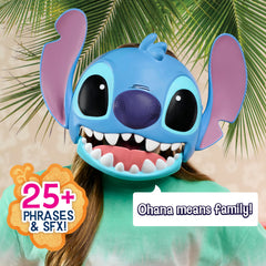 Just Play Stitch mask mouth movement in action, perfect for imaginative dress-up