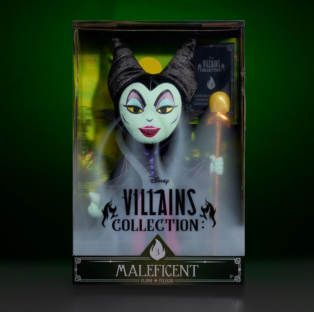 Just Play Disney Villains collection window box with certificate for display