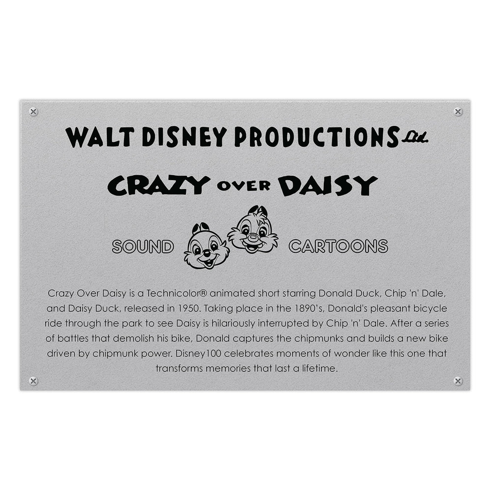 Just Play Disney100 Crazy Over Daisy mechanized display box with interactive movement