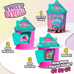 Just Play Doorables Squish’Alots reusable container keeps figures organized and portable.