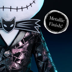 Just Play Jack Skellington plush in velvety fabric ideal for hugging