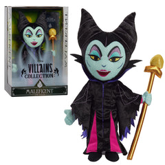Just Play Maleficent plush doll, 13-inch, velvet robe, ideal for display and collection