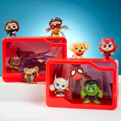 Gift-ready Marvel Doorables Action Peek packaging for fans