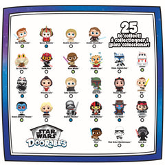 Just Play Star Wars Doorables glittery eyes close up adds sparkle