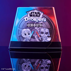 Just Play STAR WARS Doorables LED light-up display highlights glowing Lightsabers for dramatic play