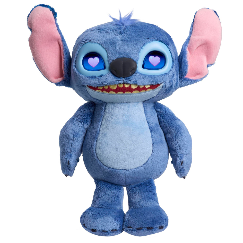 Just Play Stitch 14inch plush with LCD eyes sparks imaginative play.