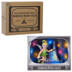 Just Play Tinker Bell plush diorama fireworks scene, captures magical night vibe.
