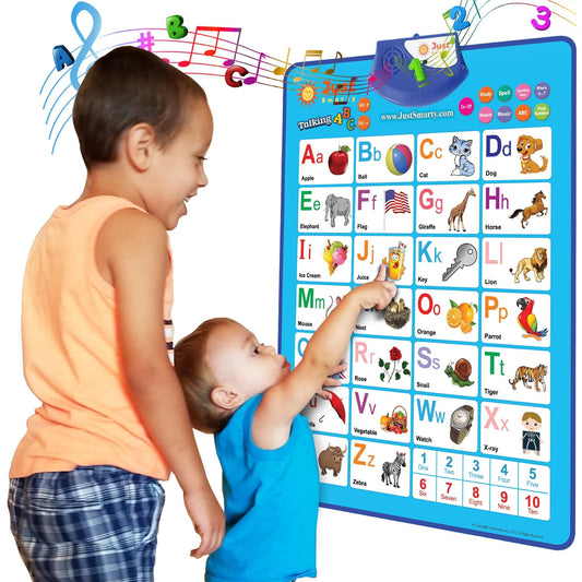 Just Smarty Alphabet Wall Chart displays AβZ letters for early literacy practice.