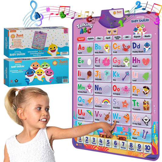 Just Smarty Pinkfong Alphabet Mat promotes early literacy with engaging colors.