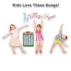 Just Smarty space-saving ABC poster fits neatly in any nursery.