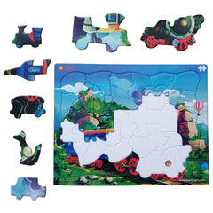 Just Smarty Train Puzzle shows a small train piece for pattern spotting.
