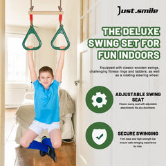 Just.smile doorway swing rotating disc adds dynamic balance practice