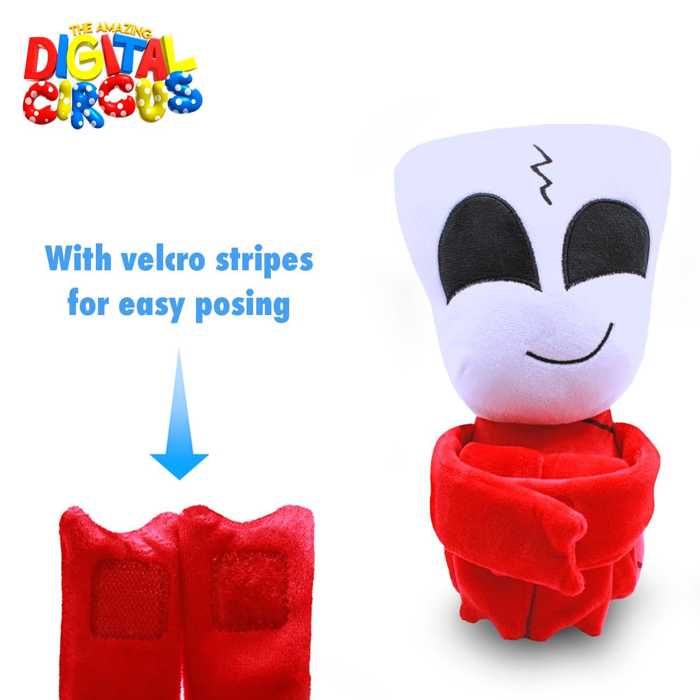 Just Toys LLC amazing digital circus gangle plush, ultra-soft fabric ideal for hugs and collectibles.