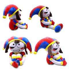 Just Toys Pomni plush ultra-soft fabric close-up for cuddling.