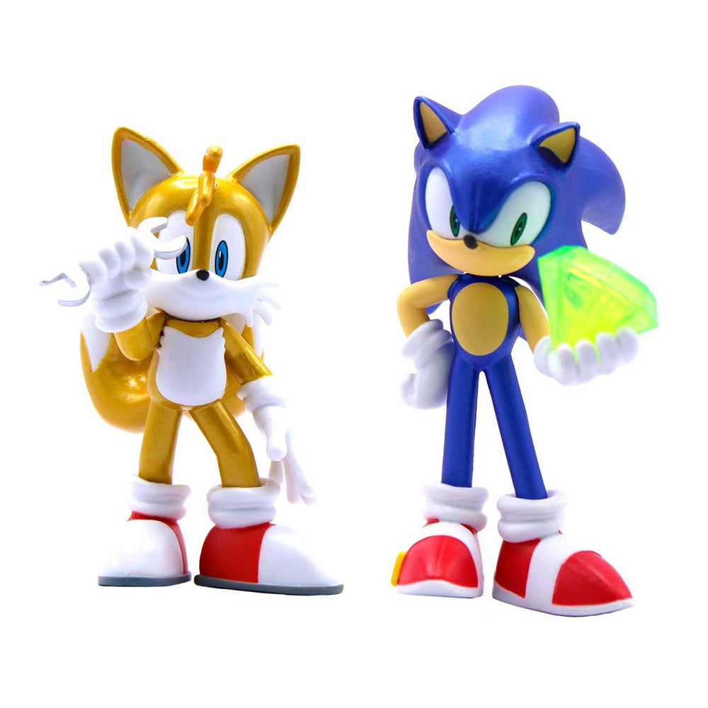 Just Toys LLC Sonic metallic figure in 4-inch scale for cohesive displays