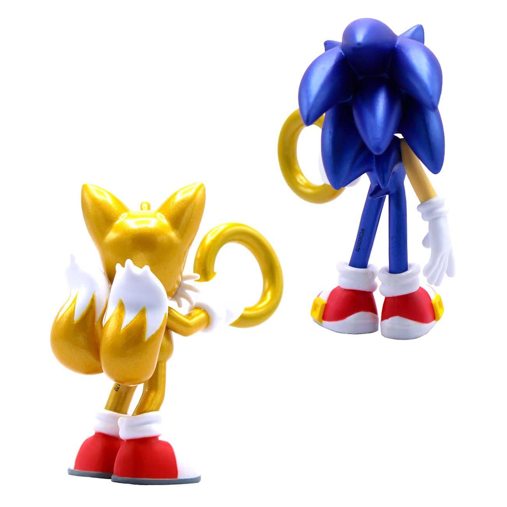 Just Toys LLC Sonic and Tails or Knuckles and Shadow crossover figures for display variety