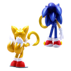 Just Toys LLC Sonic and Tails or Knuckles and Shadow crossover figures for display variety