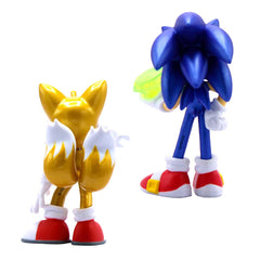 Just Toys LLC Sonic metallic figure posed with alternate arms for variety