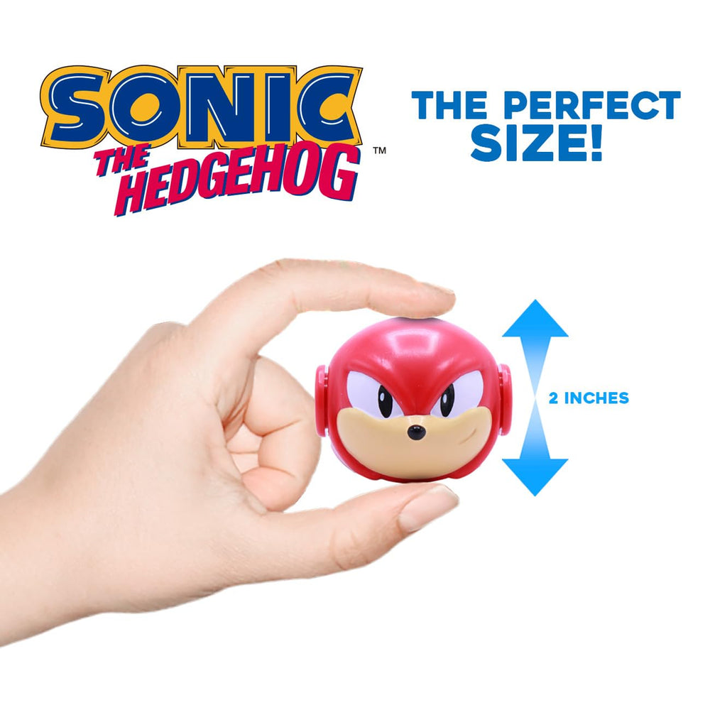 Just Toys LLC Sonic Spinner side view highlights portability and on the go calm.