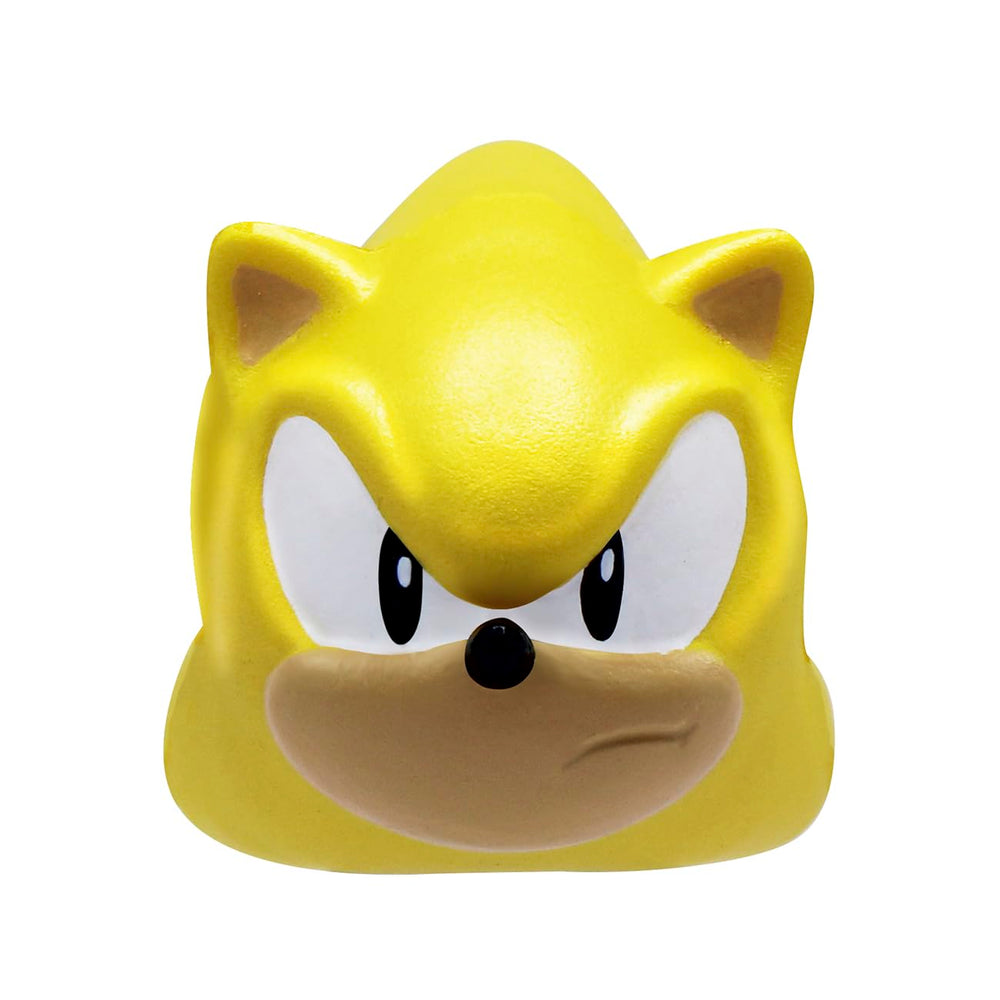 Just Toys LLC Sonic SquishMe Series 1 on a desk ready for display.