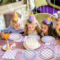 Justforjoyful 24-serving set supports birthdays, showers, and bachelorette parties.