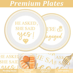 Justforjoyful bridal-napkins-6-5in add elegance and quick cleanup after toasts.
