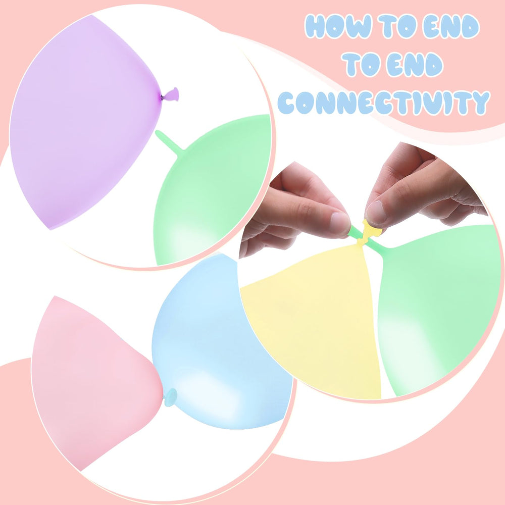 JUSTOTRY Link Balloons wall-background setup adds depth to photos.