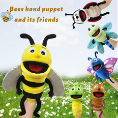 JUSTQUNSEEN ant puppet holds poses for storytelling scenes