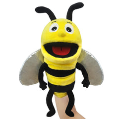 JUSTQUNSEEN bee puppet with moveable mouth for interactive storytelling