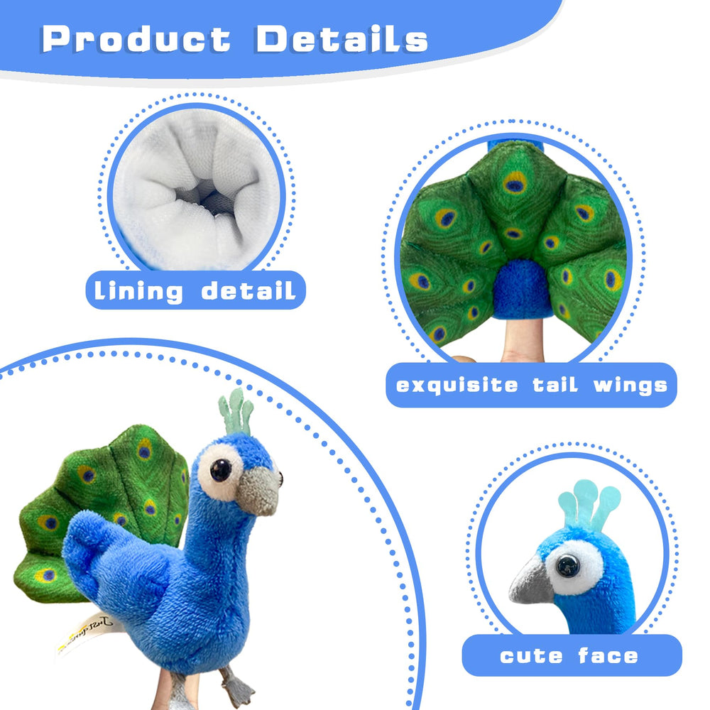 JUSTQUNSEEN flamingo finger puppet for vibrant stories and pretend play