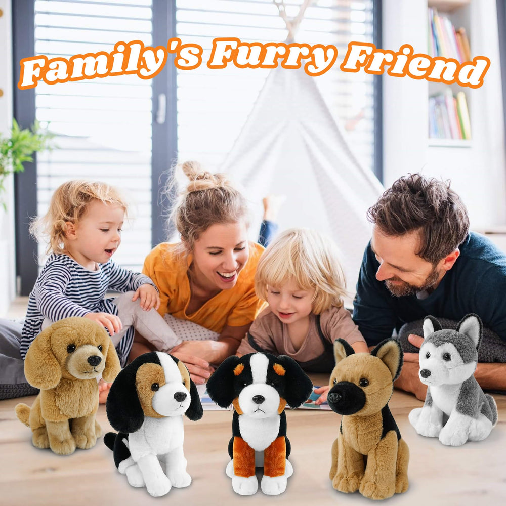 JUSTQUNSEEN Golden Retriever plush as a companion for daily companionship