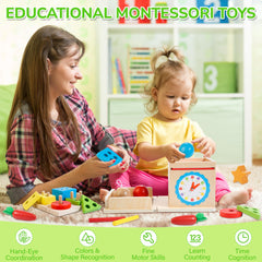 JUSTWOOD gift-packaged Montessori toy suitable for toddlers