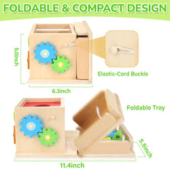 JUSTWOOD object permanent box folded with pieces stored neatly
