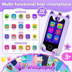 Jusvenmt Kids smart phone with dual cameras for photos and videos, creative use
