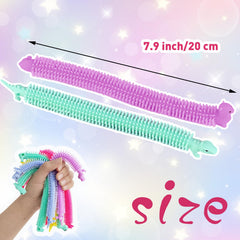 Juuxncgv dinosaur stretchy toy in hand showing ring-use versatility