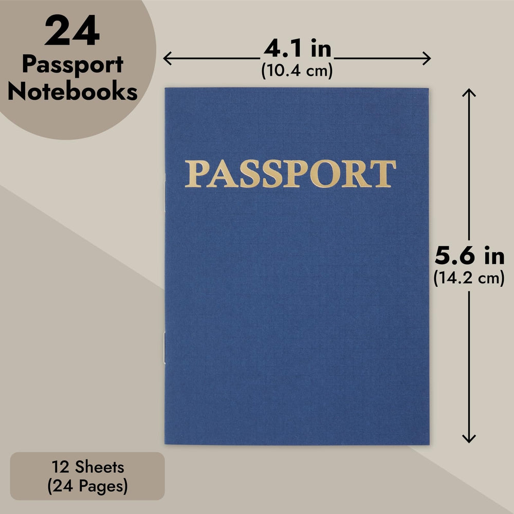 Juvale Kids Passport Book stamping and travel play prompts creativity