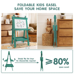 JUZBOT Easel height-adjustable design adapts to growing children.